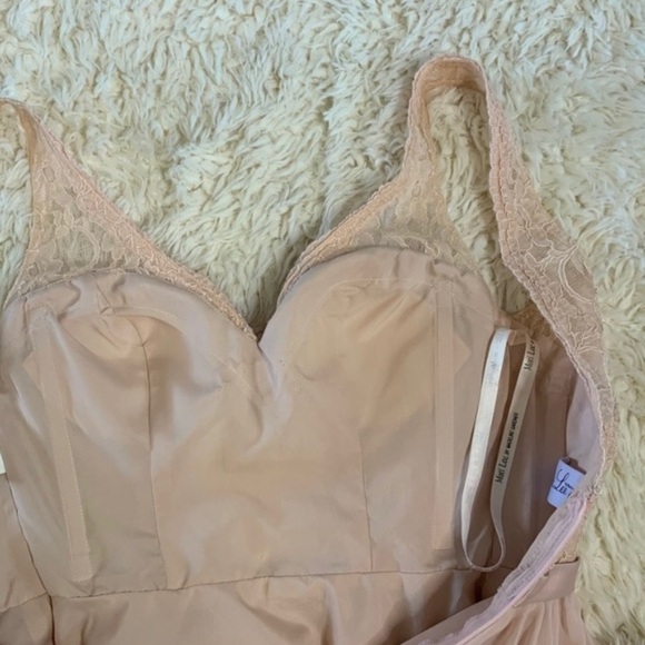 Mori Lee Formal Dress Size 14 Blush/Nude Color - Picture 7 of 9